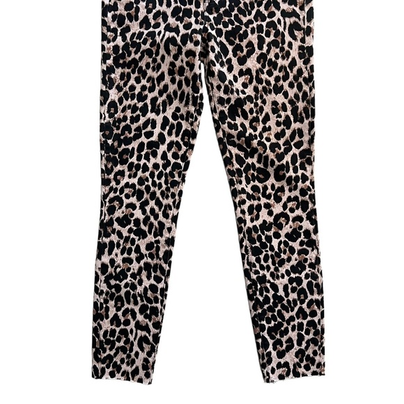 PAIGE Hoxton Ankle Skinny Jeans Pink Leopard Size 26 EUC - Picture 5 of 11